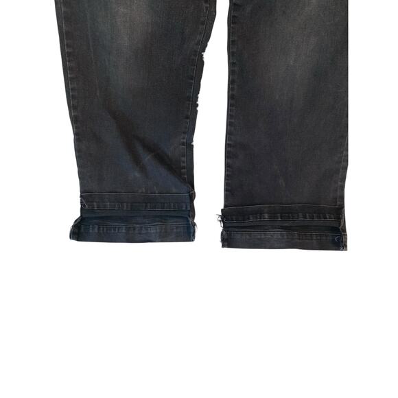 Ed Hardy Jeans Size 28 | Black Denim Skull Tattoo Graphic Y2K 90s Style - Picture 10 of 14